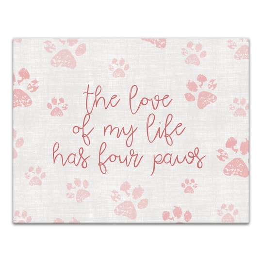 Love Of My Life 11" x 14" Canvas Wall Art